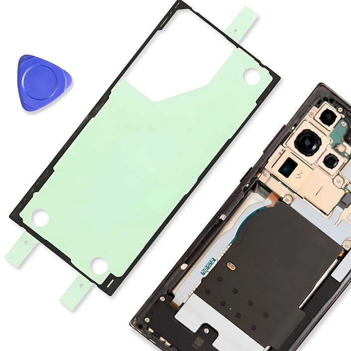 Avis Clappio Adhésif Vitre arrière pour Samsung Galaxy S22 Ultra