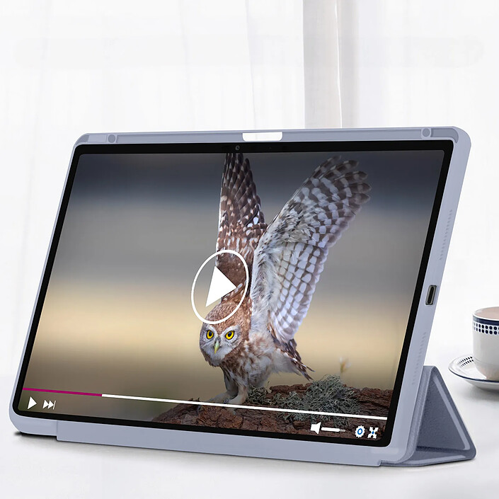 Avis Avizar Housse pour iPad Pro 13 2024 Support Vidéo / Clavier Mise en Veille Gris lavande