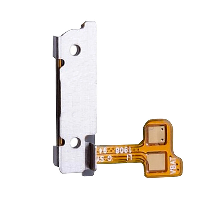 Clappio Nappe Bouton Power pour Samsung Galaxy S10 Noir