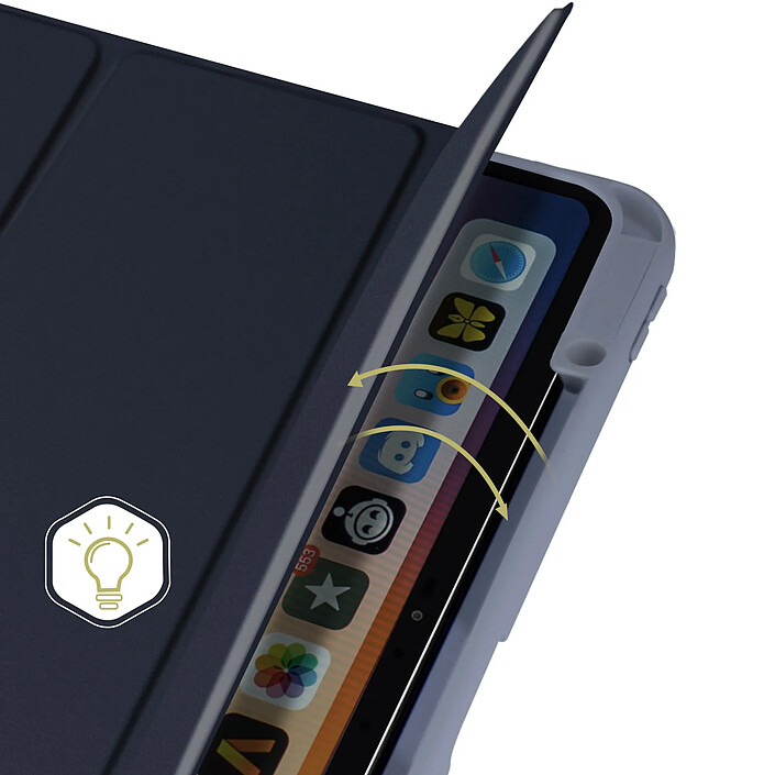 Acheter Avizar Housse pour iPad Pro 13 2024 Support Vidéo / Clavier Mise en Veille Bleu nuit