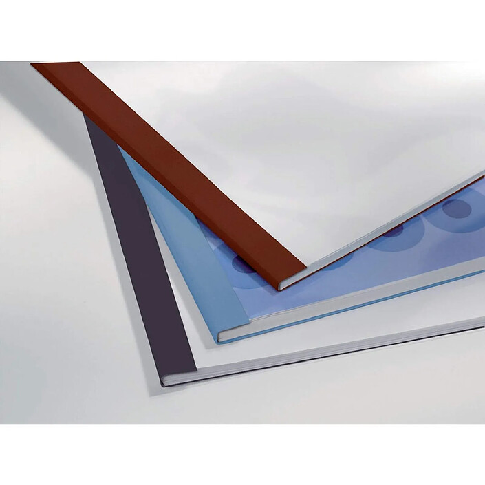 Avis GBC Lot de 100 Couvertures de reliure thermique A4 15 feuilles 1,5mm bleu