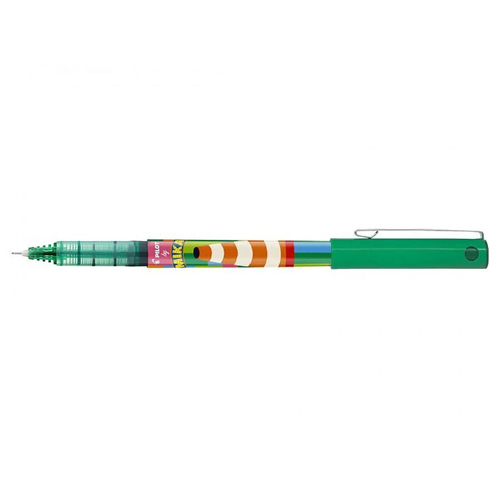 PILOT Roller Hi-TecPoint V5 Encre liquide pointe Fine MIKA EDITION LIMITEE Vert x 12