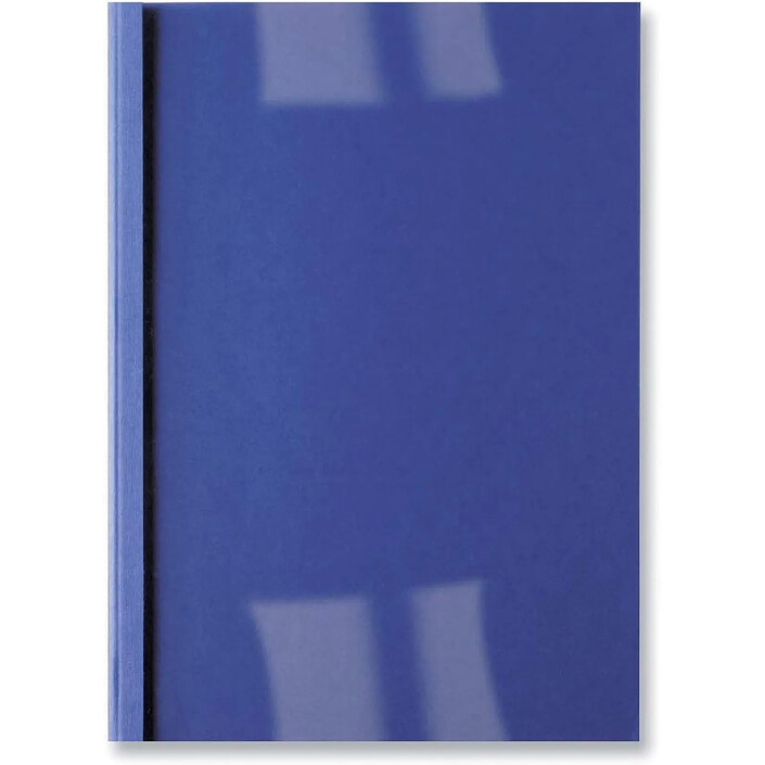 GBC Lot de 100 Couvertures de reliure thermique A4 15 feuilles 1,5mm bleu