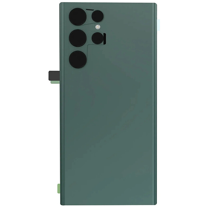 Clappio Vitre arrière de remplacement pour Samsung Galaxy S22 Ultra Vert