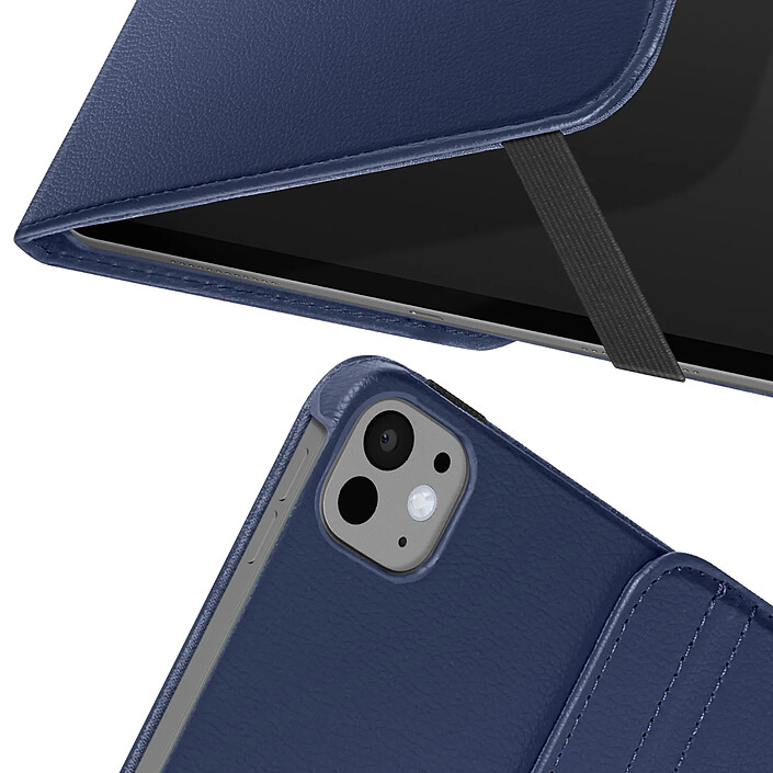 Avizar Étui Folio pour iPad Pro 11 Clapet avec Support Rotatif et Fermeture Élastique pas cher