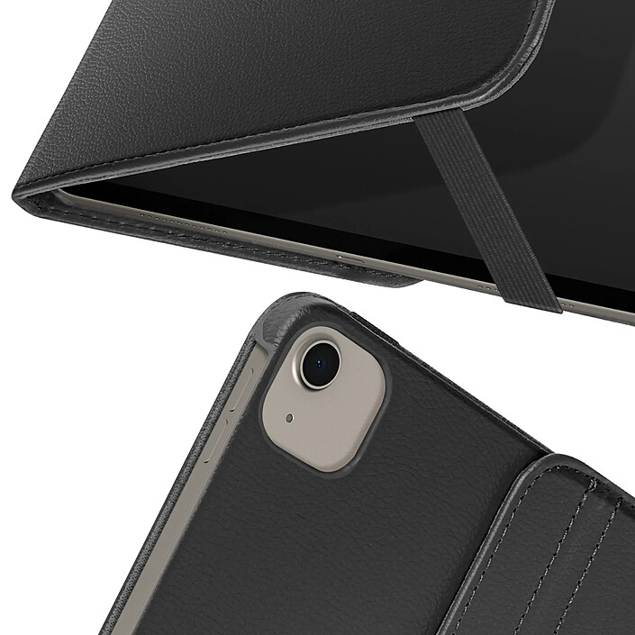 Avizar Étui Clapet pour iPad Air 13 2024 / 2025 / 2026 Rotatif 360 Support Stand Noir pas cher