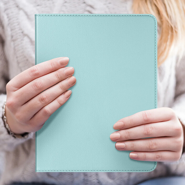 Avis Avizar Étui Clapet pour iPad Air 13 2024 / 2025 / 2026 Rotatif 360 Support Stand Turquoise