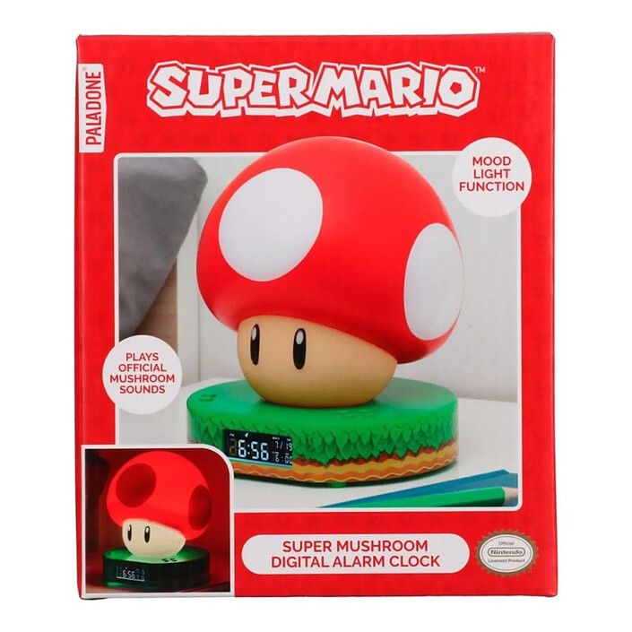 Acheter Super Mario - Réveil lumineux Super Mushroom