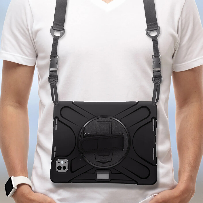 Avizar Coque pour iPad Pro 13 2024 Antichoc avec Poignée Support et Sangle pas cher