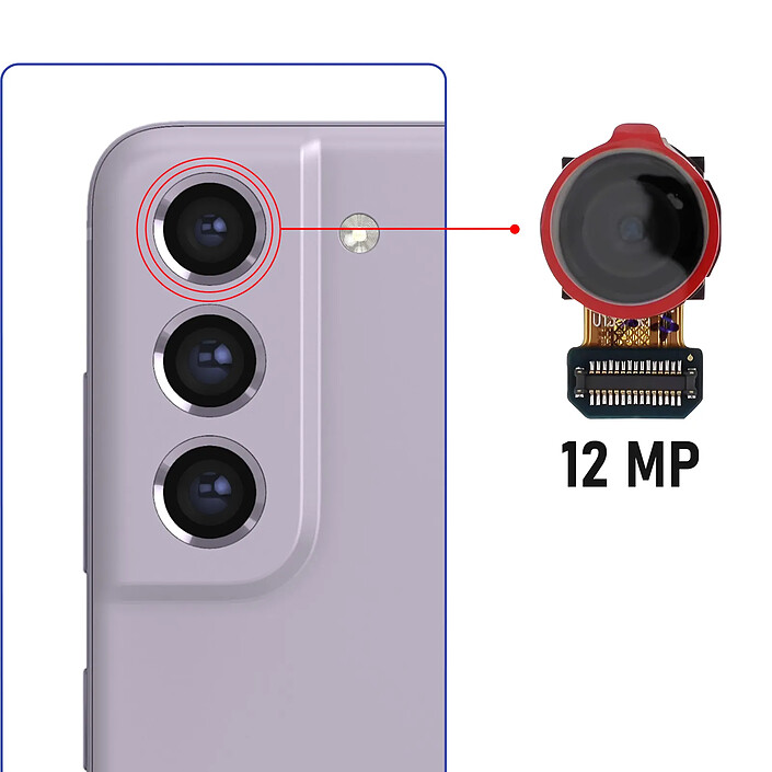 Avis Clappio Caméra Ultra Grand angle 12MP pour Galaxy S21 FE, M52 5G et A53 5G