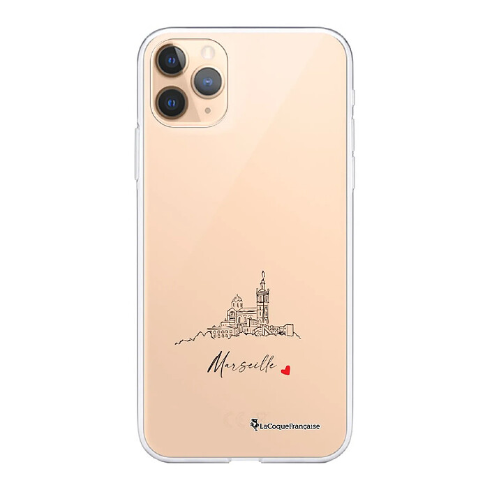 LaCoqueFrançaise Coque iPhone 11 Pro 360 intégrale transparente Motif Marseille Notre Dame Tendance .