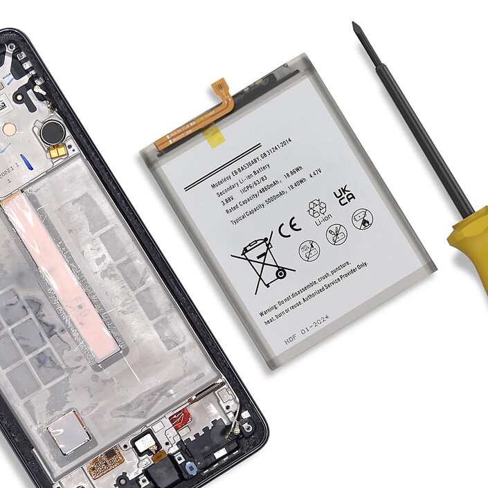 Avis Clappio Batterie interne pour Samsung Galaxy A53 5G Capacité 5000mAh Blanc