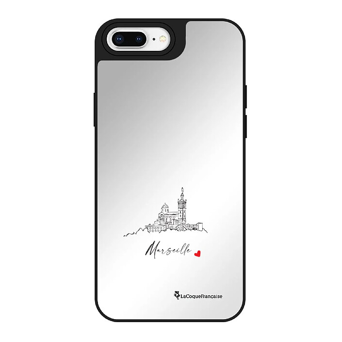 LaCoqueFrançaise Coque iPhone 7 Plus/8 Plus miroir Marseille Notre Dame Design .