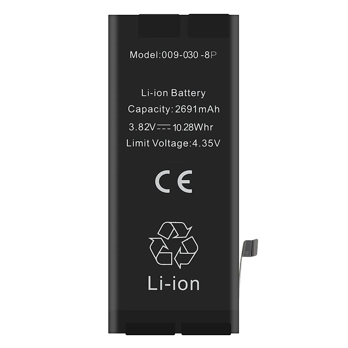 Clappio Batterie interne pour Apple iPhone 8 Plus 2691mAh Puce TI intégrée