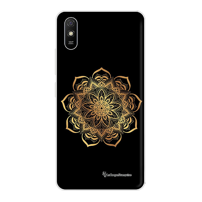 LaCoqueFrançaise Coque Xiaomi Redmi 9A 360 intégrale transparente Motif Mandala Or Tendance .