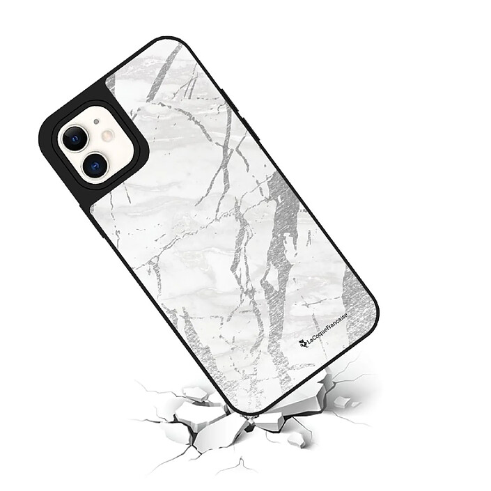Avis LaCoqueFrançaise Coque iPhone 12 Mini miroir Marbre gris Design