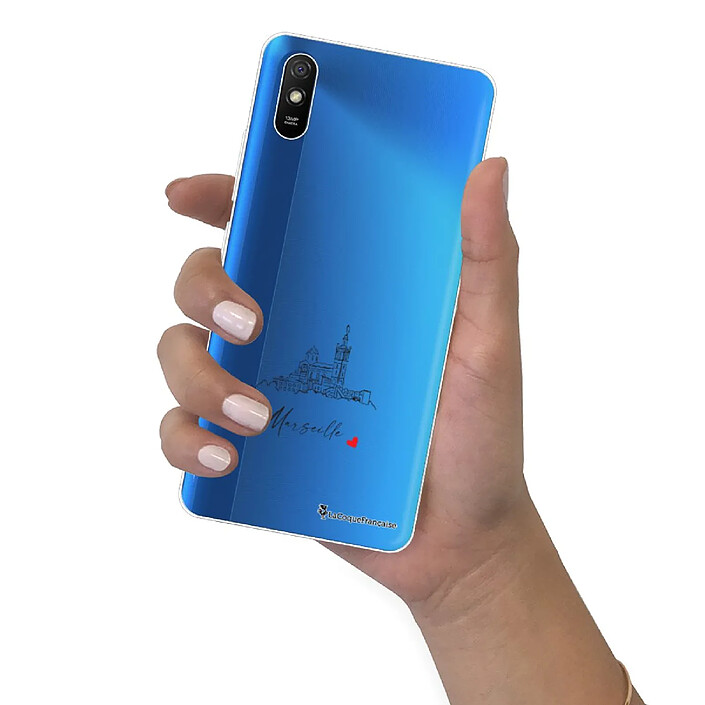 LaCoqueFrançaise Coque Xiaomi Redmi 9A 360 intégrale transparente Motif Marseille Notre Dame Tendance . pas cher