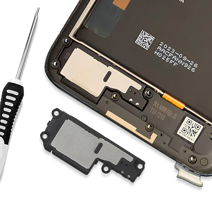 Avis Clappio Haut-parleur externe de remplacement pour Honor X7a Noir