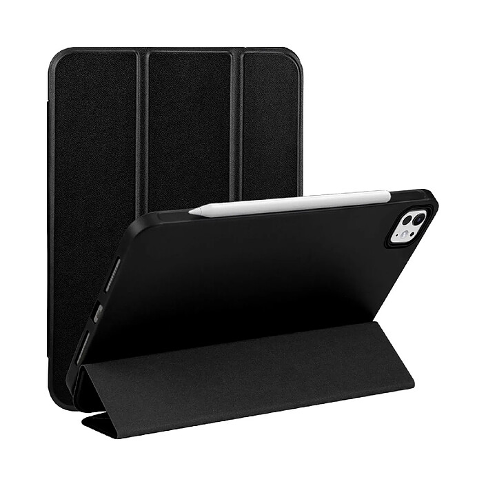 Evetane Étui Smart Cover iPad Pro (M4) et iPad Pro (M5) 11' noire à Rabat avec Support
