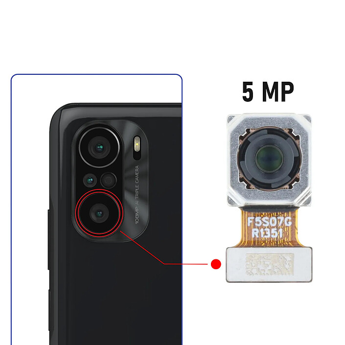 Avis Clappio Caméra Arrière Objectif Macro 5MP pour Xiaomi Mi 11i