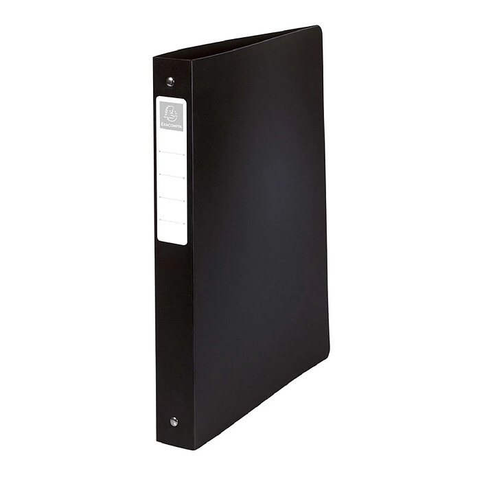 EXACOMPTA Classeur 4 Ann. 30 mm Dos de 40mm PP rigide 10/10e A4 maxi Noir x 10