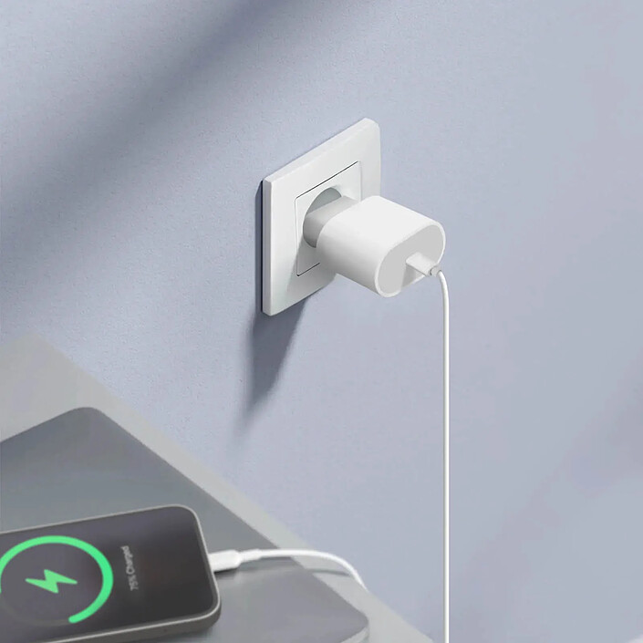 Avis Apple Pack Officiel Chargeur USB C 20W et Câble USB C 1m Blanc