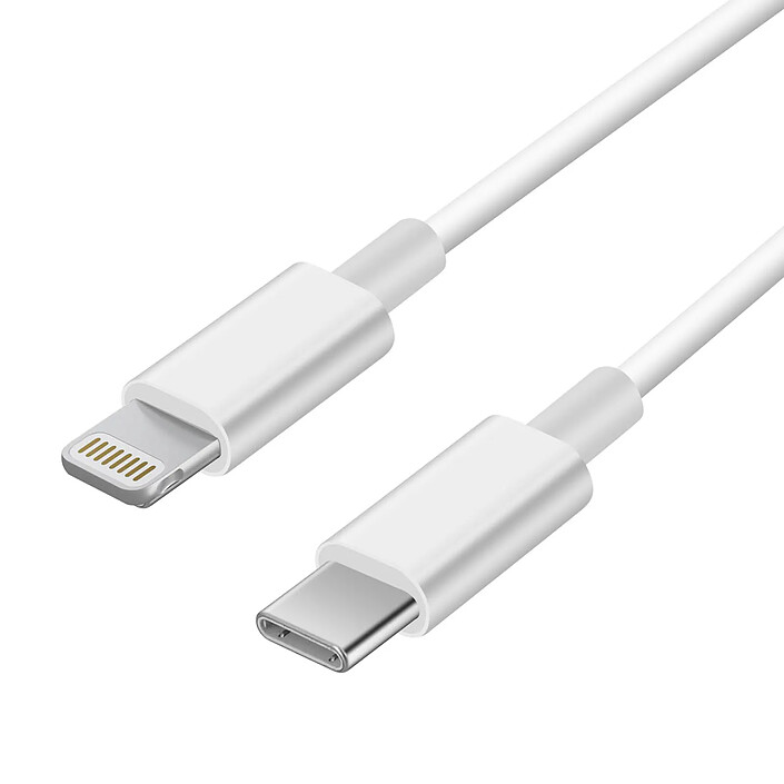 apple Câble USB-C vers Lightning Technologie Power Delivery 1m Original Apple - Blanc