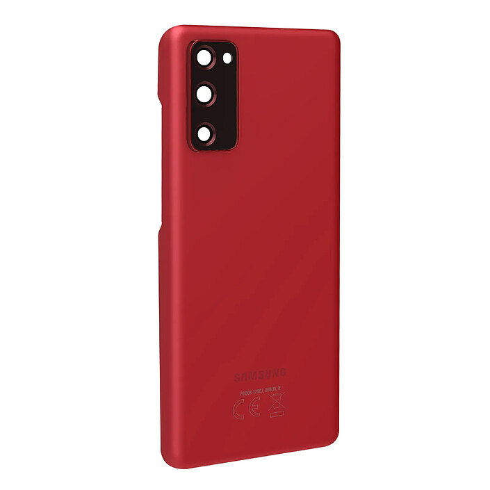 Avis Samsung Vitre arrière pour Samsung Galaxy S20 FE Original Service Pack Rouge