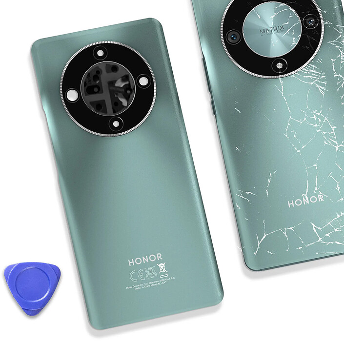 Acheter Clappio Vitre arrière de remplacement pour Honor Magic 6 Lite Vert foncé