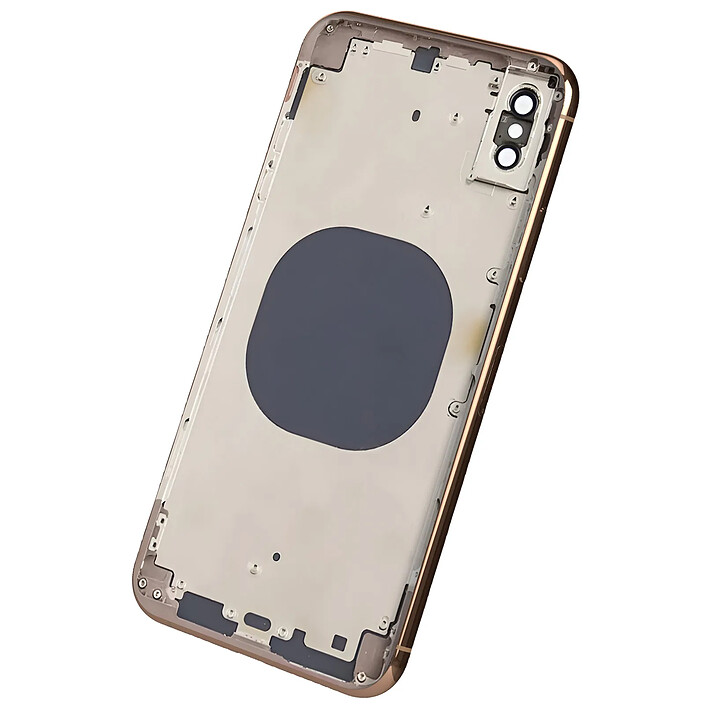 Avis Clappio Châssis iPhone XS Max avec Vitre arrière de remplacement Rose clair