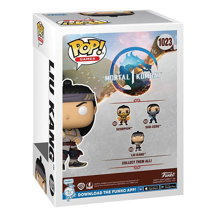 Avis Mortal Kombat - Figurine POP! Liu Kang (God of Fire) 9 cm