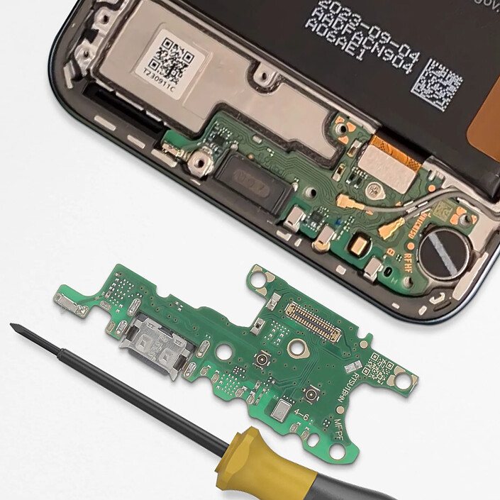 Nappe De Connexion (connecteur + Micro) De Rechange Pour Honor 9 - Neuf, Référence 345-456-510