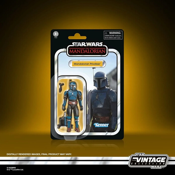 Acheter Star Wars : The Mandalorian Vintage Collection - Figurine et Tantive IV Hallway et Mandalorian Privateer 10 cm