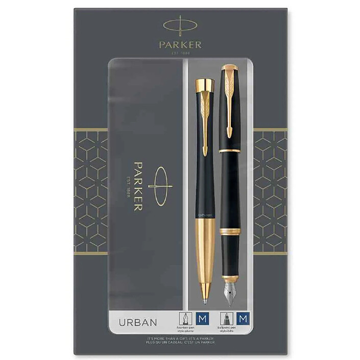 PARKER Set d'écriture Bille et Plume URBAN Muted Noir G.T.