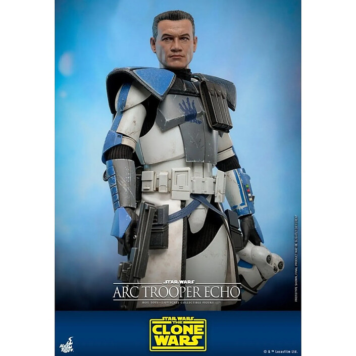 Star Wars : The Clone Wars - Figurine 1/6 Arc Trooper Echo 30 cm pas cher