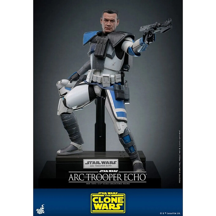 Acheter Star Wars : The Clone Wars - Figurine 1/6 Arc Trooper Echo 30 cm