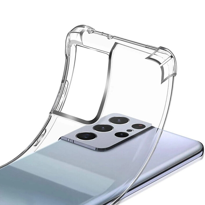 Avis Evetane Coque Samsung Galaxy S21 Ultra 5G Antichoc coins renforces Silicone + 2 Vitres en verre trempe Protection ecran