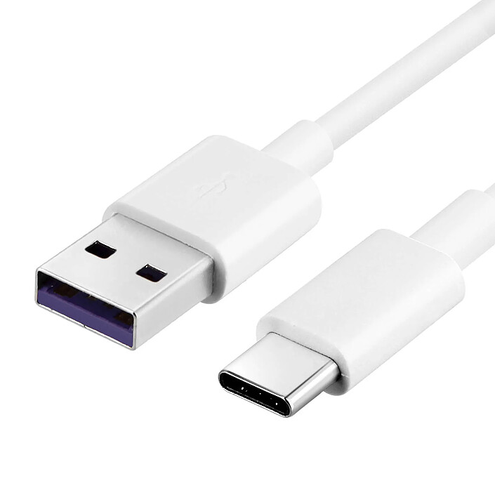 Huawei Chargeur secteur  AP81 5A Blanc Smartphone/Tablette Câble USB type C pas cher