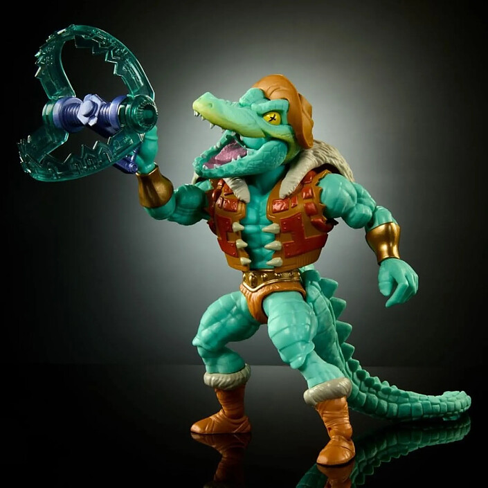 Acheter Les Maîtres de l'Univers MOTU x TMNT: Turtles of Grayskull - Figurine Deluxe Leatherhead 14 cm