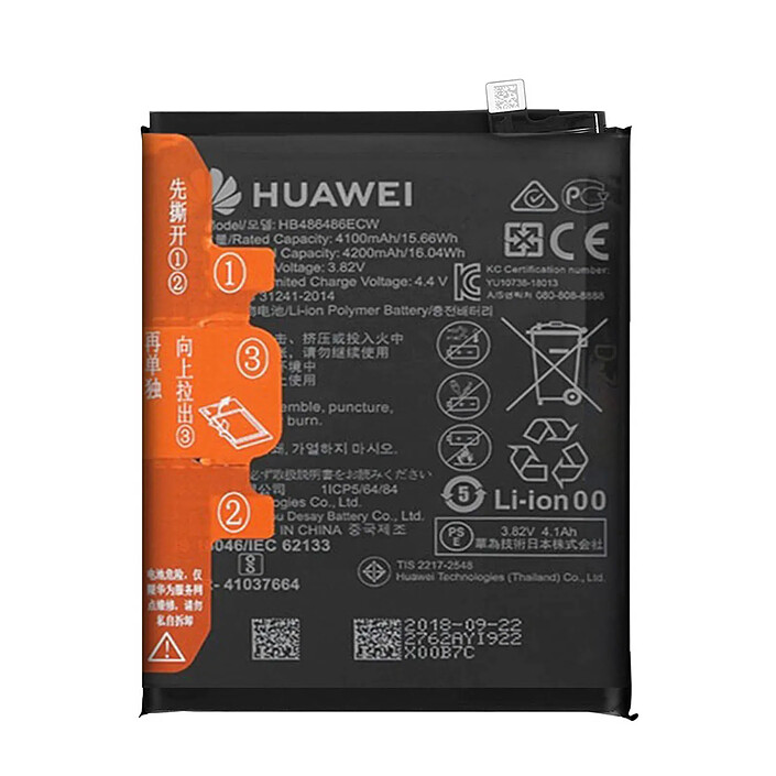 Huawei Batterie Interne pour  P30 Pro / Mate 20 Pro 4200mAh Original HB486486ECW