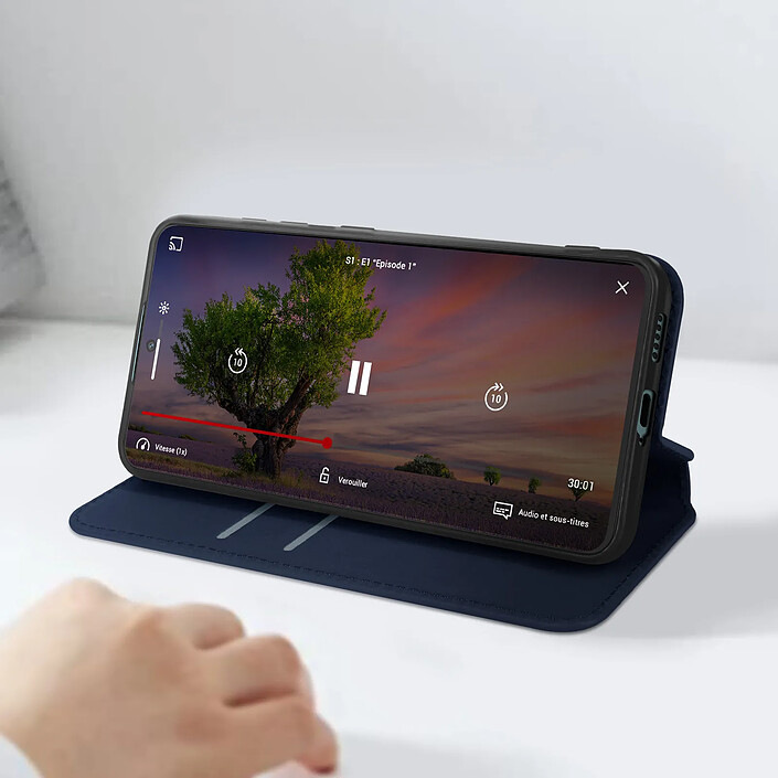 Avis Avizar Étui pour Xiaomi Redmi Note 13 Pro 5G Porte-carte Support Vidéo Bleu nuit