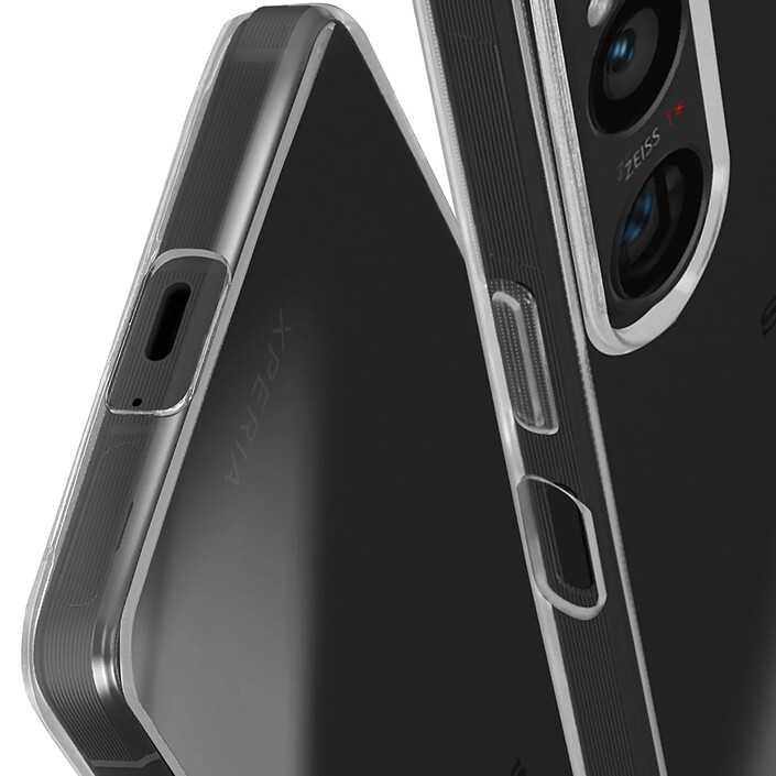 Avizar Coque pour Sony Xperia 1 VII / 1VI Silicone Souple Design Fin Transparent pas cher