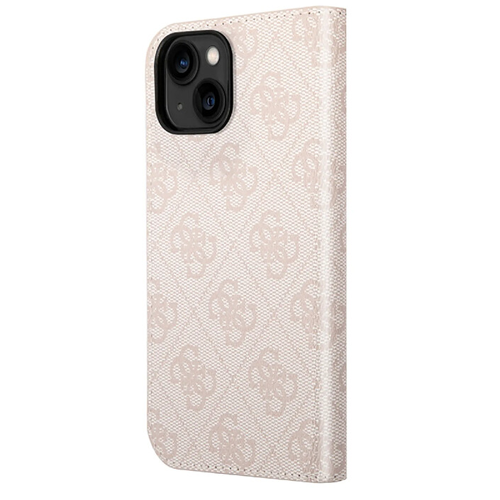 Acheter Guess Étui Folio pour iPhone 14 Plus Imprimé 4G Tendance Rose