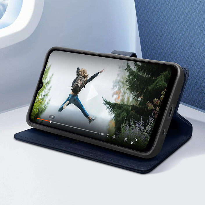 Avis Avizar Étui pour Xiaomi Poco F3 et Mi 11i Portefeuille et Support Vidéo Bleu nuit