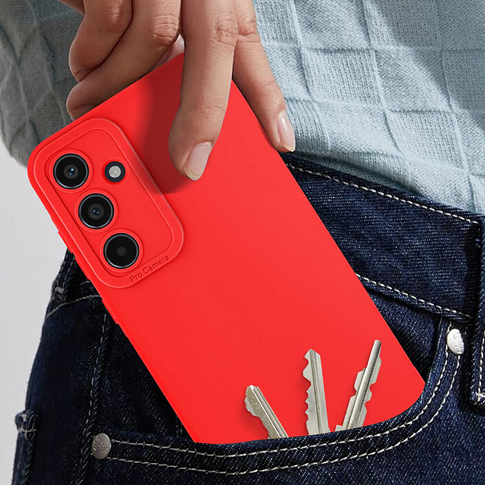 Avis Avizar Coque pour Samsung Galaxy A55 5G Silicone Mat Toucher Doux