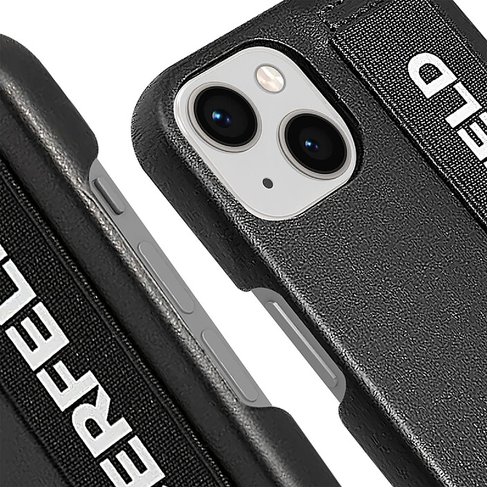 Avis Karl Lagerfeld Coque pour Apple iPhone 13 Elastic Strap Noir