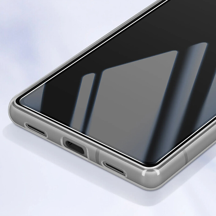 Avis Coque pour Google Pixel 7a Silicone Gel et Verre Trempé 9H Transparent