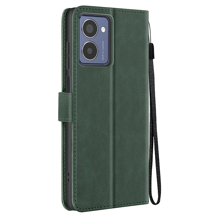 Avizar Étui pour HMD Pulse Pro Dragonne Clapet Support Portefeuille Vert foncé