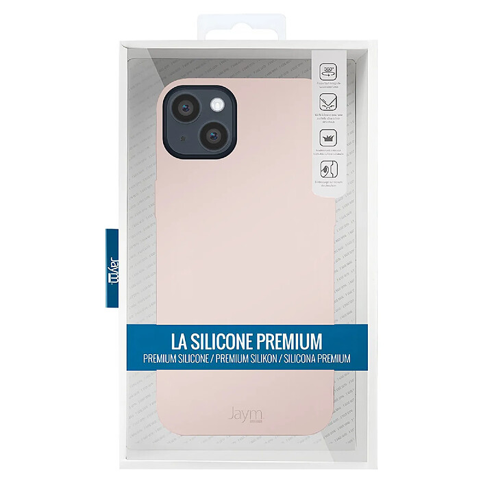 Jaym Coque pour Apple iPhone 14 Premium Soft Feeling Rose antique pas cher