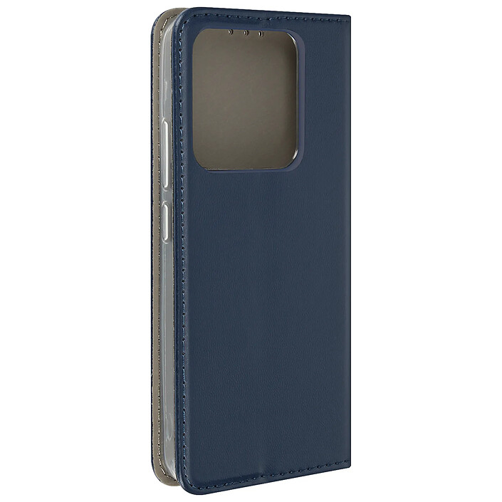 Avizar Étui pour Xiaomi 14 Clapet Magnétique Porte-carte Fonction Support Bleu nuit